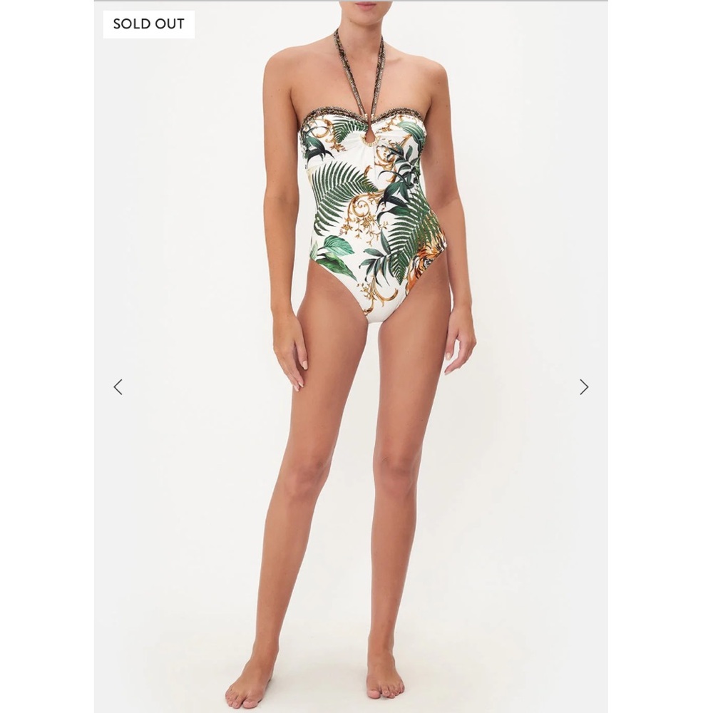 Camilla Bandeau One Piece With Ring Trim